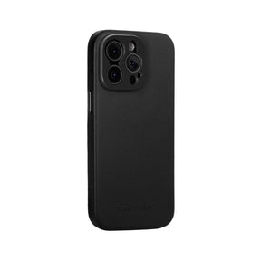 iPhone 15 Pro Max Leather Case - MagSafe Compatible - Black