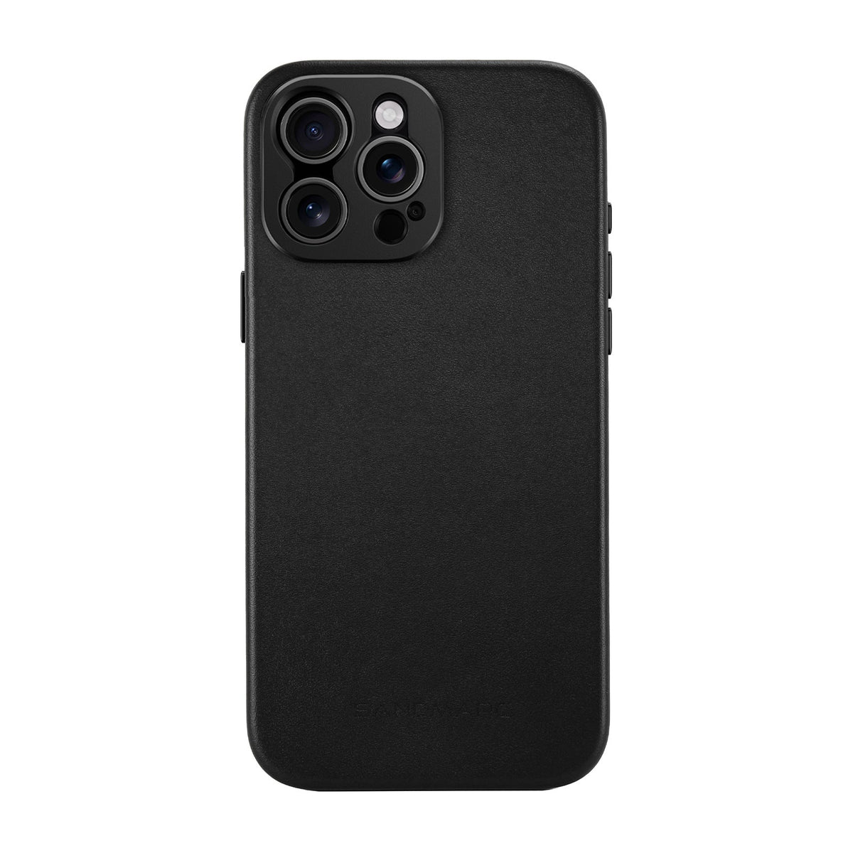 iPhone 16 Pro Max Leather Case - MagSafe Compatible - Black