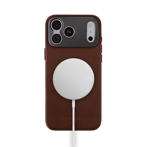iPhone 17 Pro Leather Case - Brown - MagSafe Compatible - SANDMARC