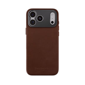 iPhone 17 Pro Leather Case - Brown - MagSafe Compatible - SANDMARC