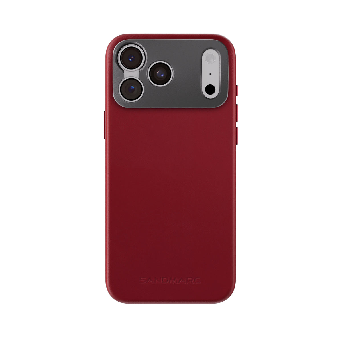 iPhone 17 Pro Leather Case | Red - SANDMARC