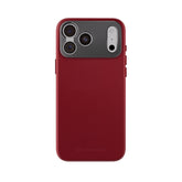 iPhone 17 Pro Red Leather Case - SANDMARC