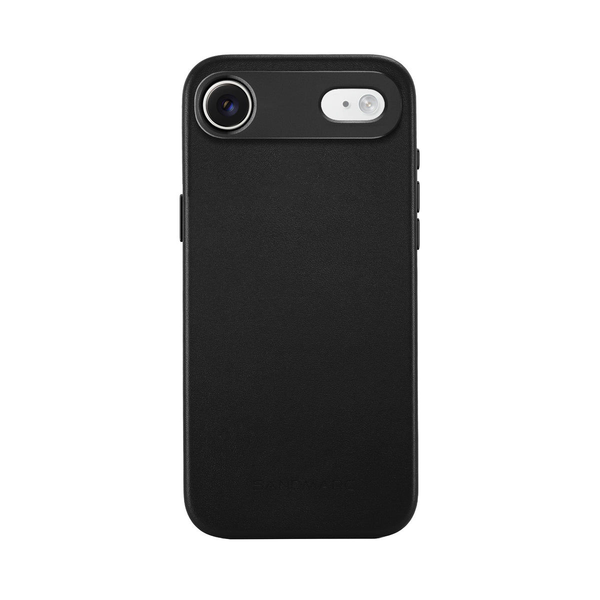 iPhone 17 Air Black Leather Case - SANDMARC
