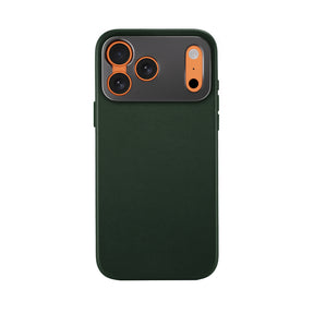 iPhone Green Leather Case