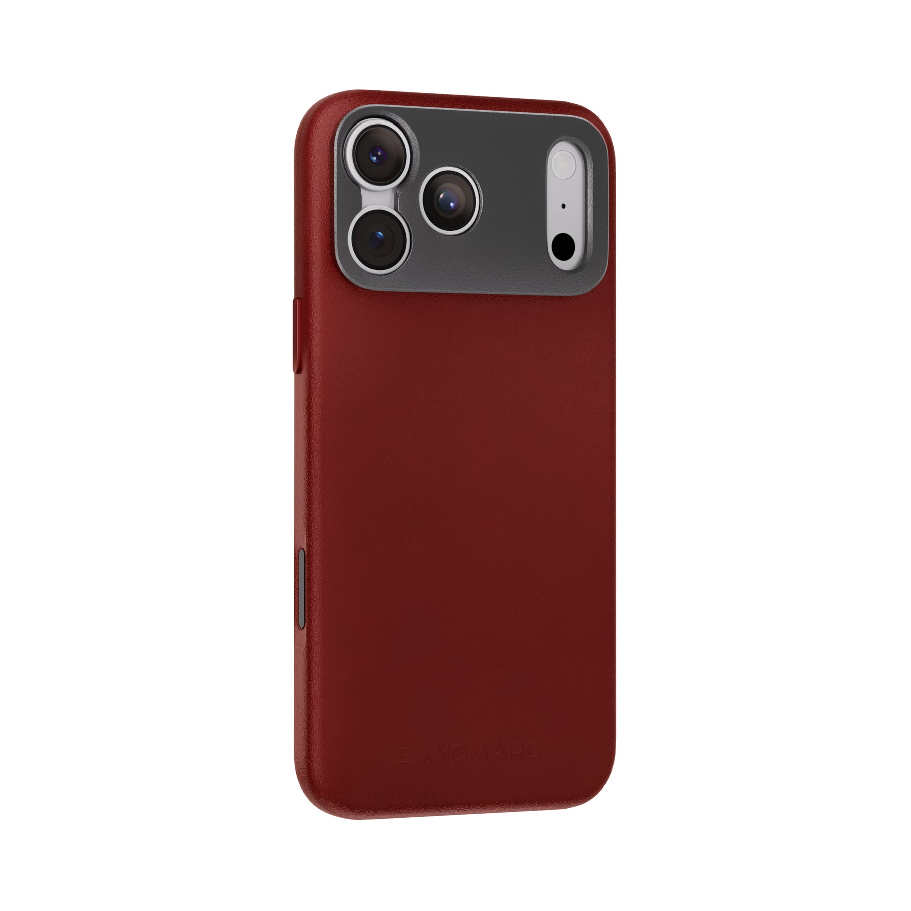 iPhone 17 Pro Leather Case | Red - SANDMARC iPhone 17 Pro Leather Case | Red - SANDMARC