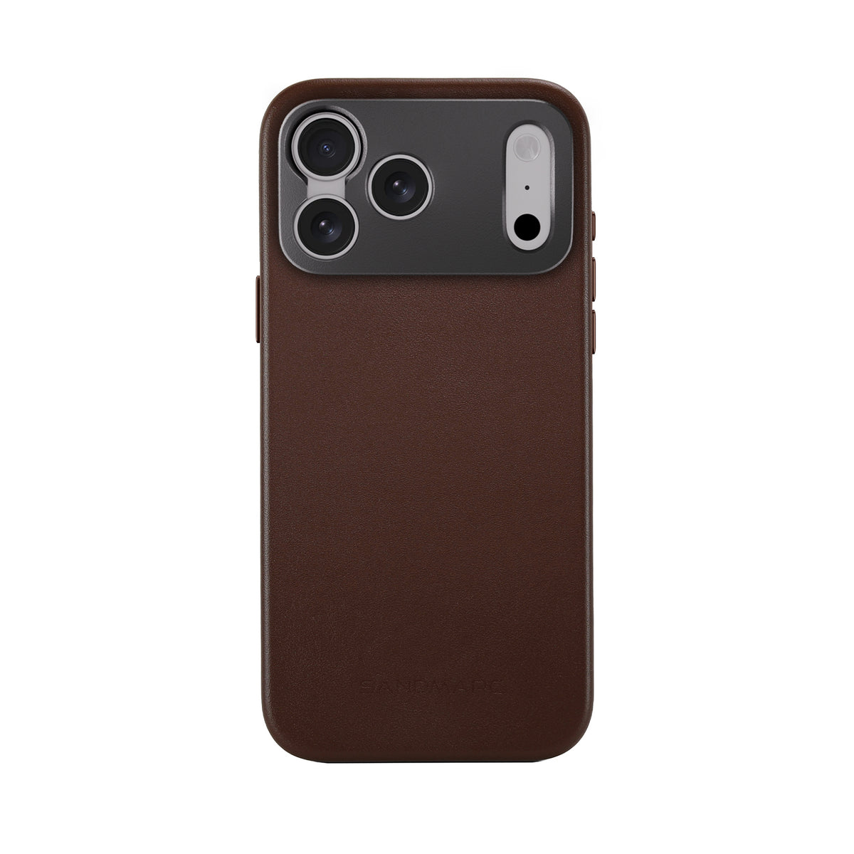 iPhone 17 Pro Leather Case - Brown - MagSafe Compatible - SANDMARCED