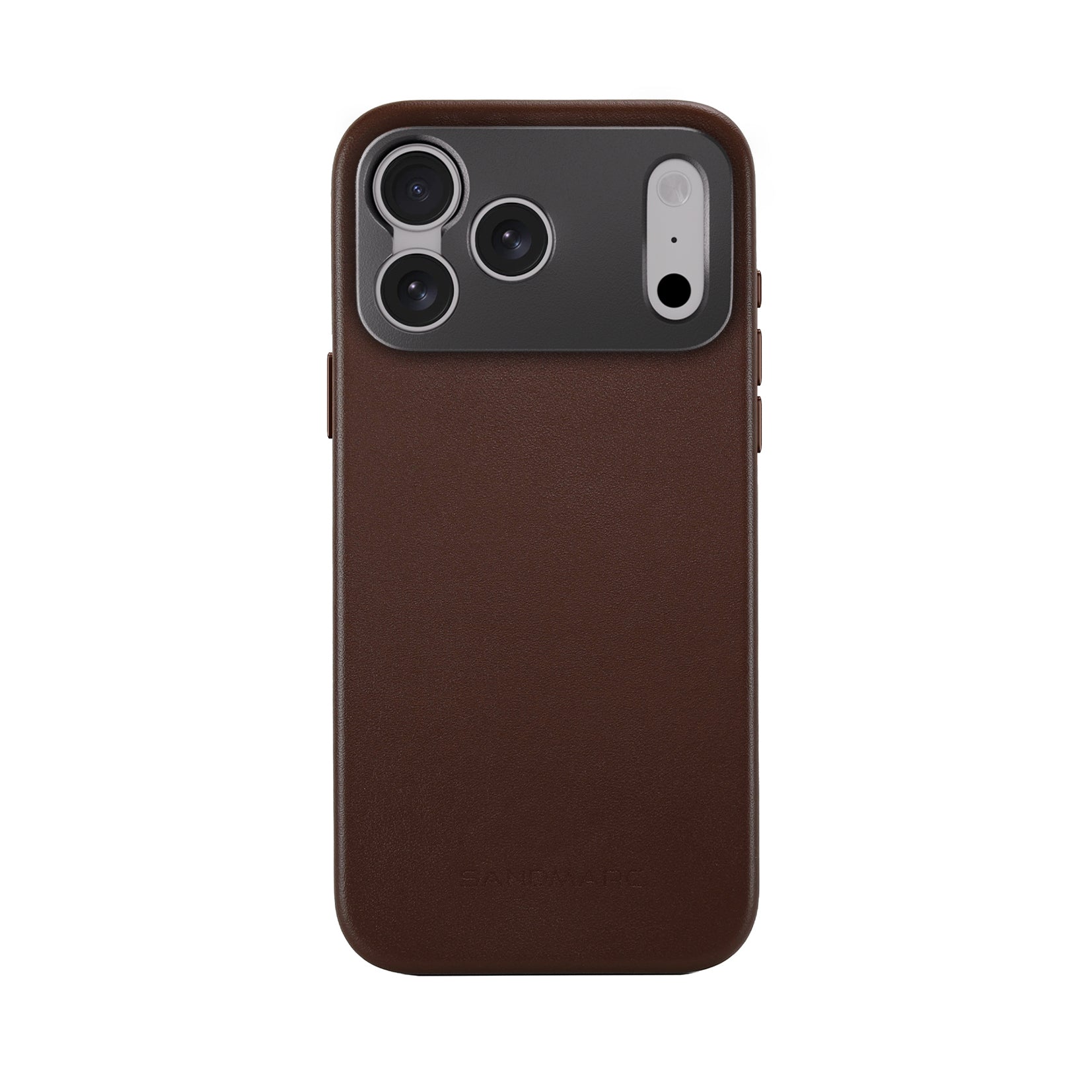 iPhone 17 Pro Leather Case - Brown - MagSafe Compatible - SANDMARC