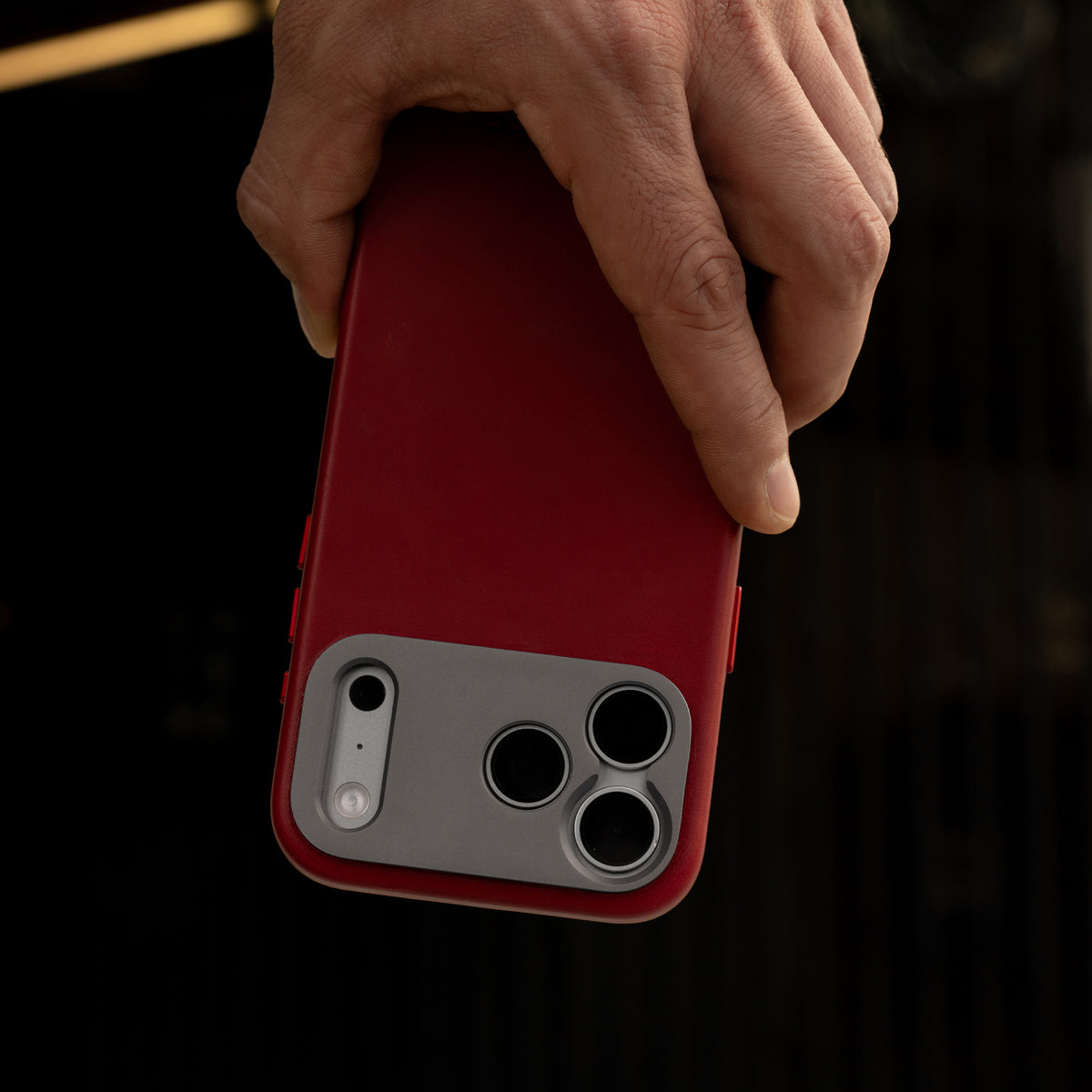 Pro Leather Case - iPhone 18 Pro Max - Red