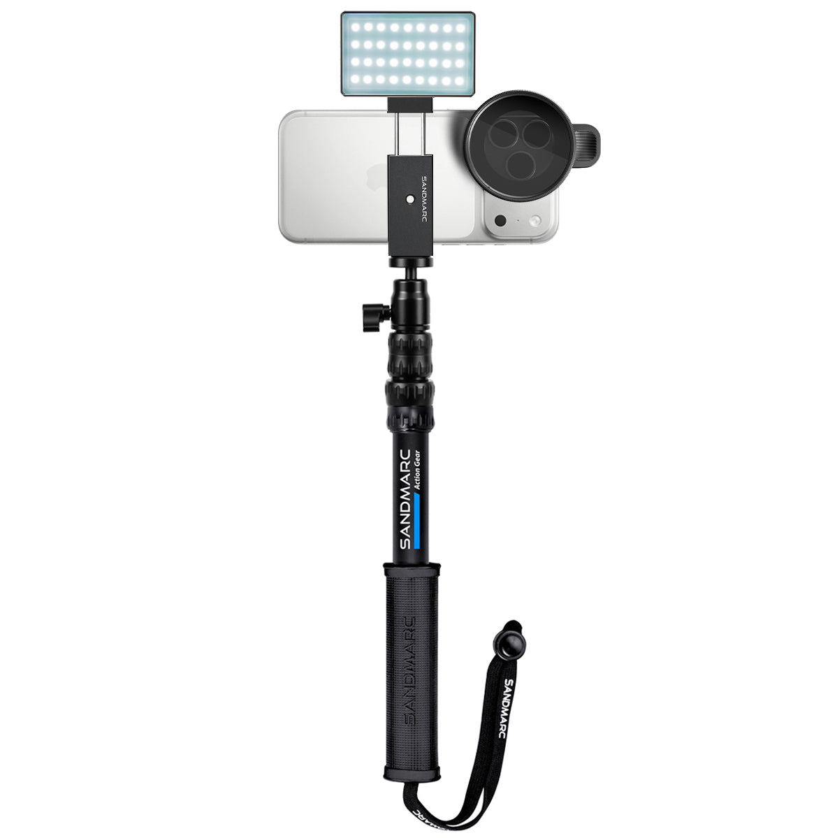 iPhone Stick for Vlog, Selfies and Content Creation - SANDMARC - iPhone 17 Pro Max