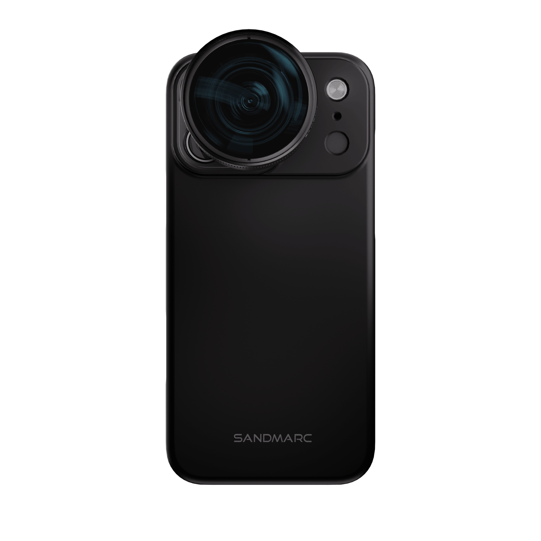 Telephoto 96mm Lens for iPhone on clean studio background