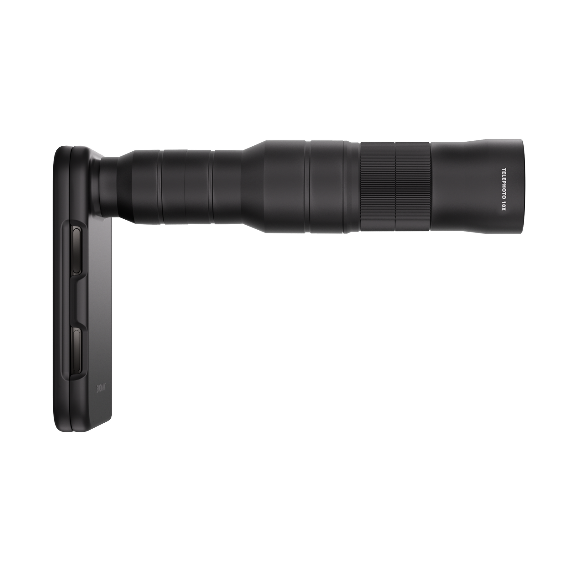 iPhone Duo Telephoto 10x Lens - Side View - SANDMARC - On Clean White Background