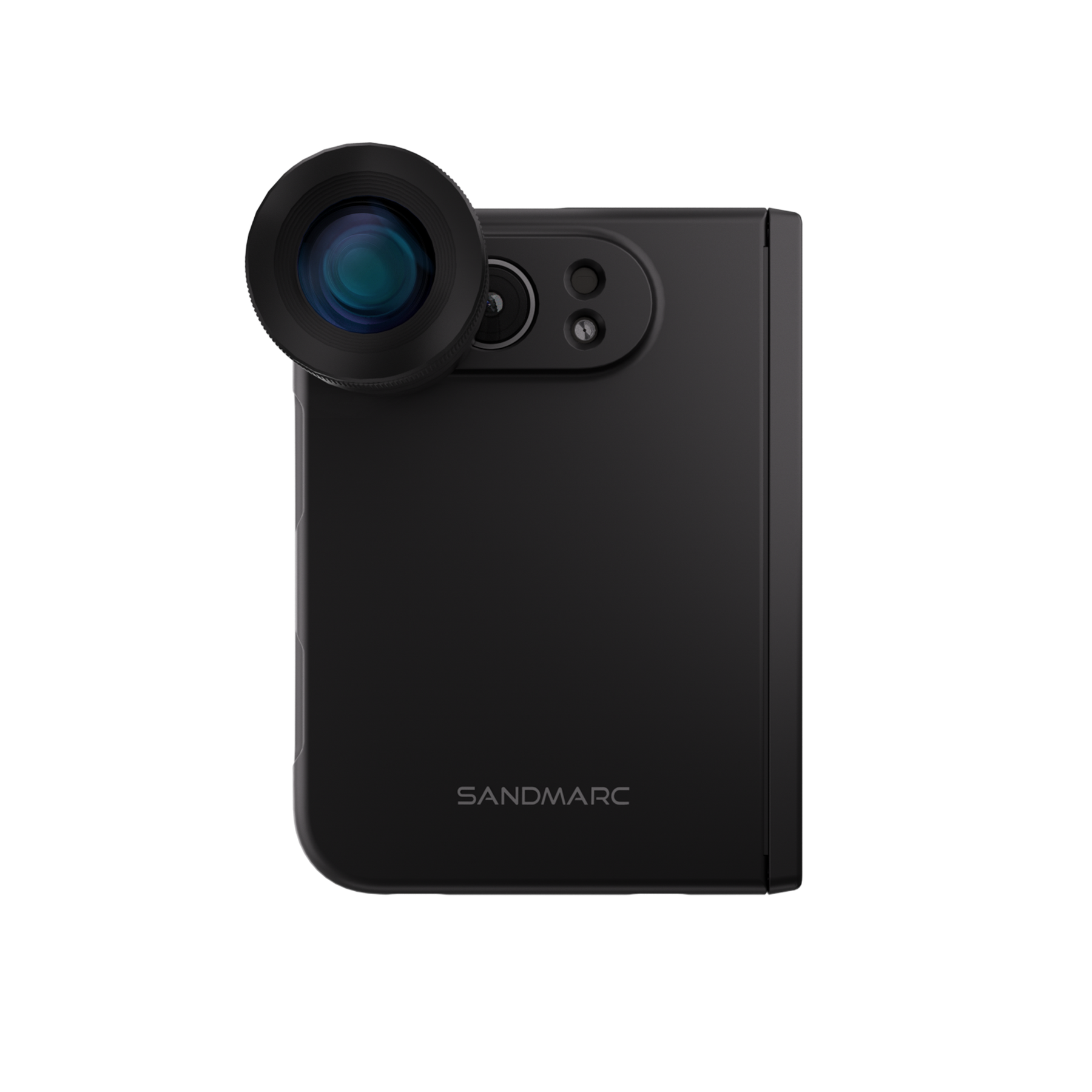 iPhone Duo Telephoto 6x Lens - Front View - SANDMARC - On Clean White Background