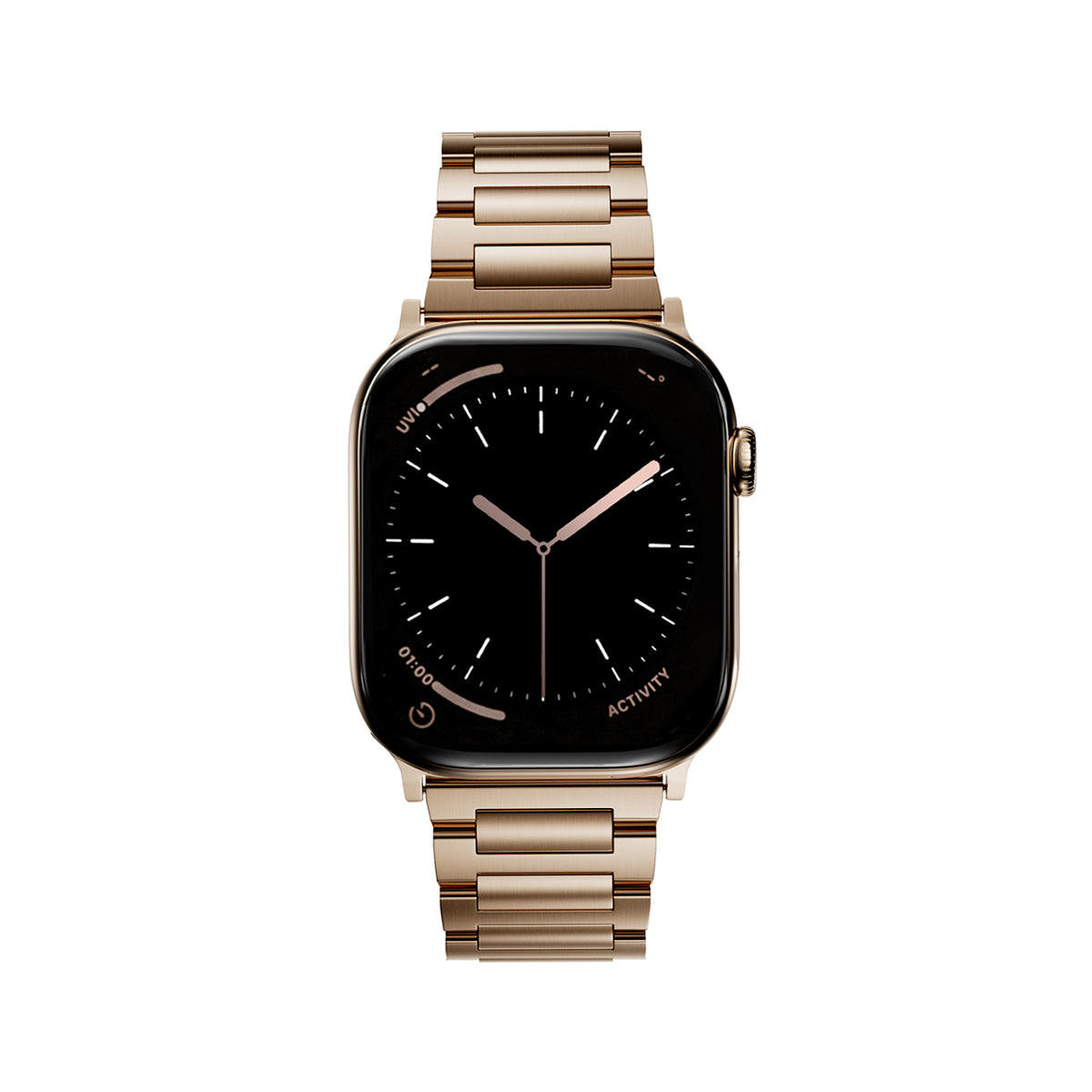 Gold Titanium band (strap) for Apple Watch Series 10 - SANDMARCED