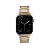 Radiant Gold Titanium band (strap) for Apple Watch Series 12 - SANDMARC