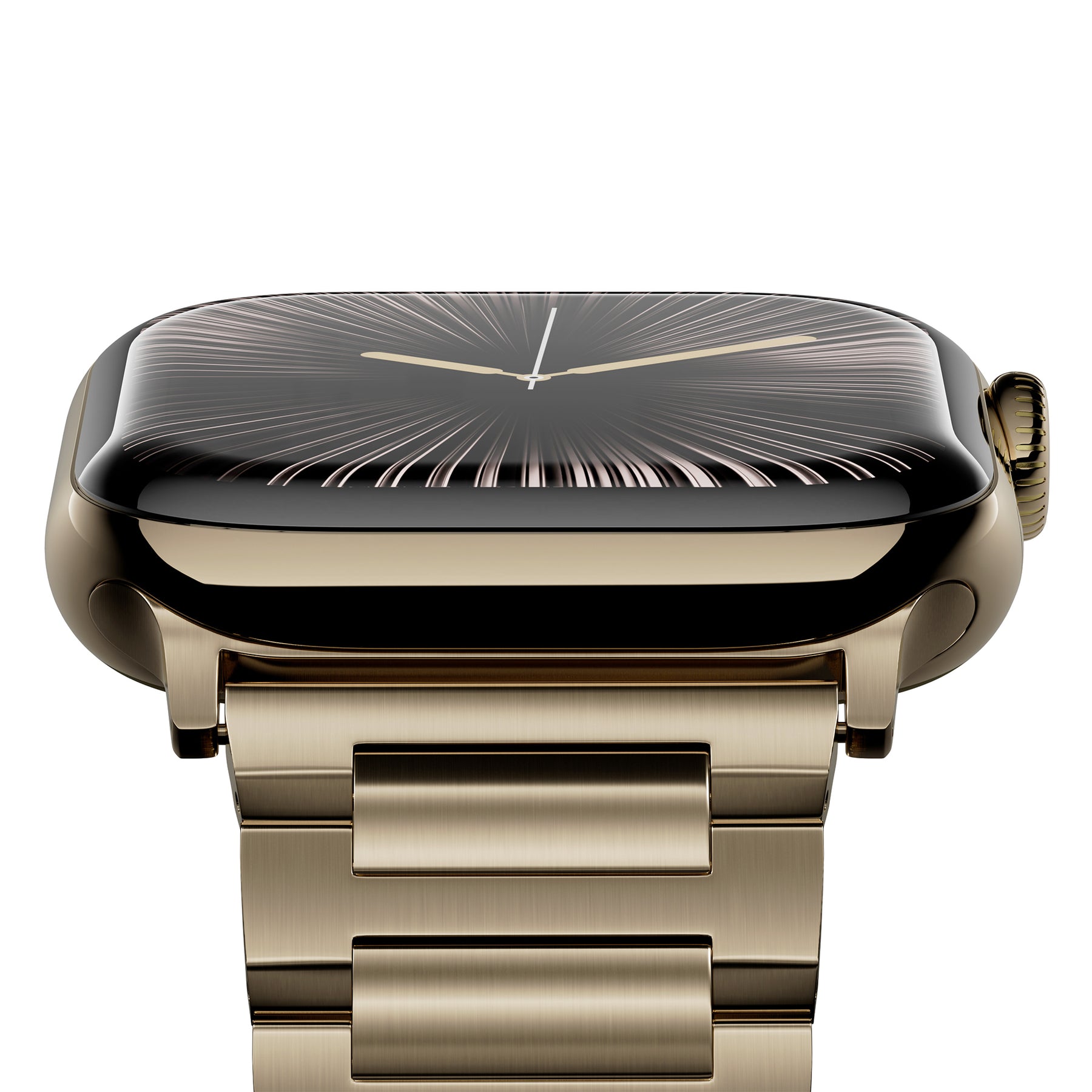 Gold Titanium band (strap) for Apple Watch Series 12 - SANDMARC