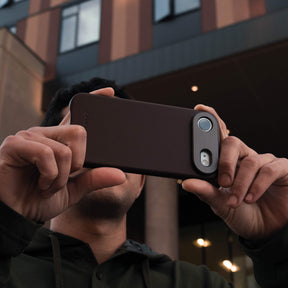 iPhone Air Leather Case - Brown