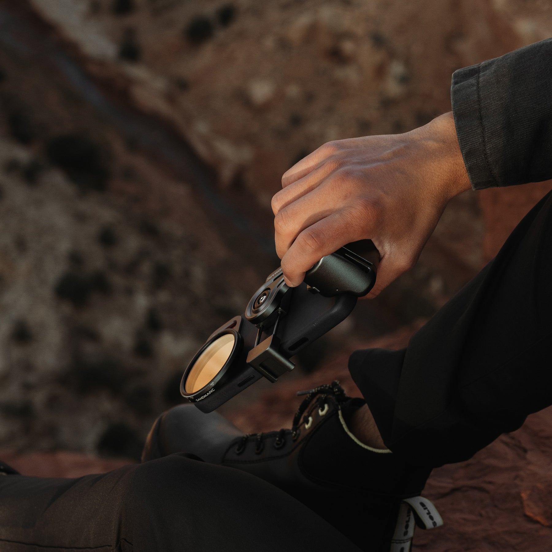 iPhone Variable ND Filter with Case - SANDMARC Motion Filter