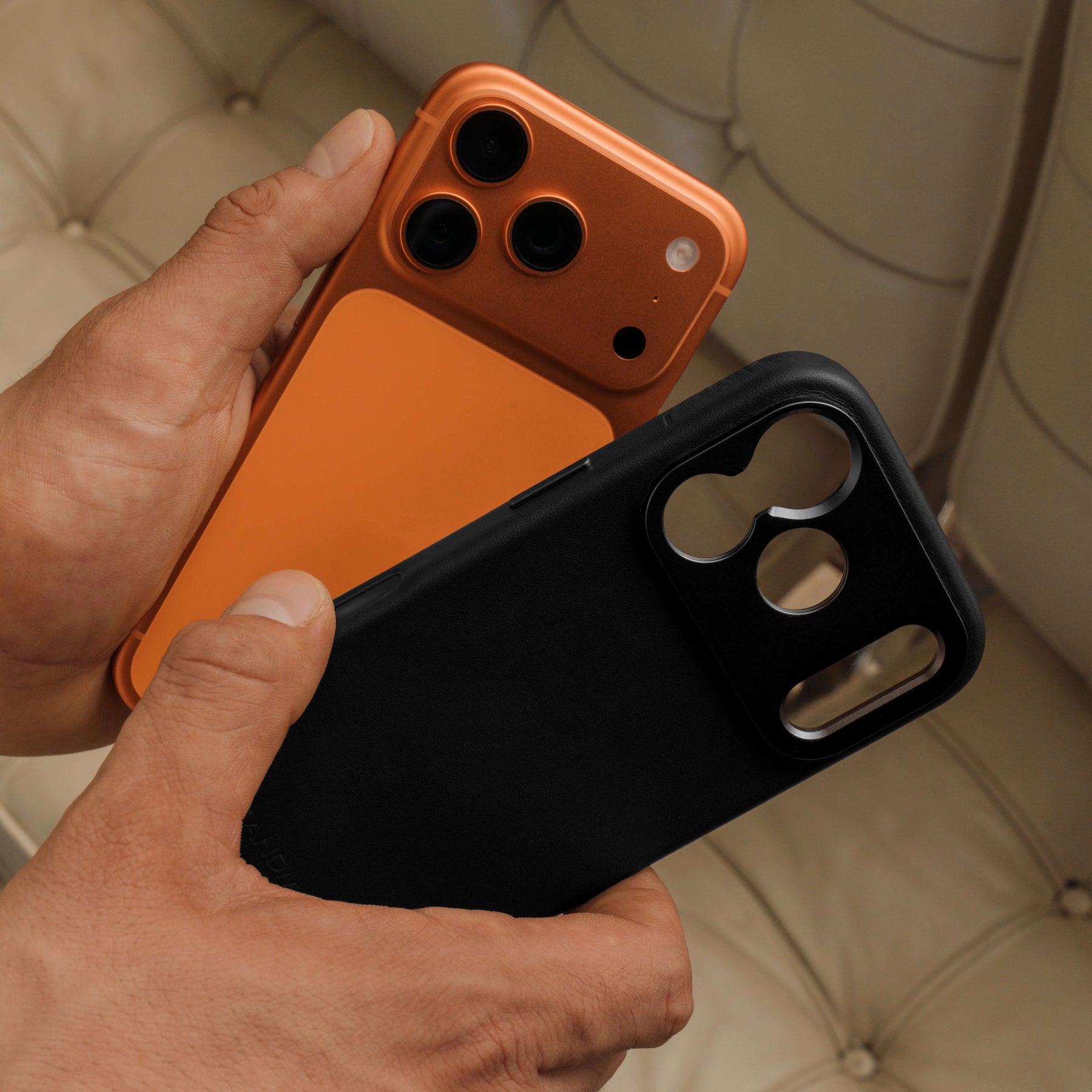 Pro Leather Case - iPhone 17 Pro Max - Black