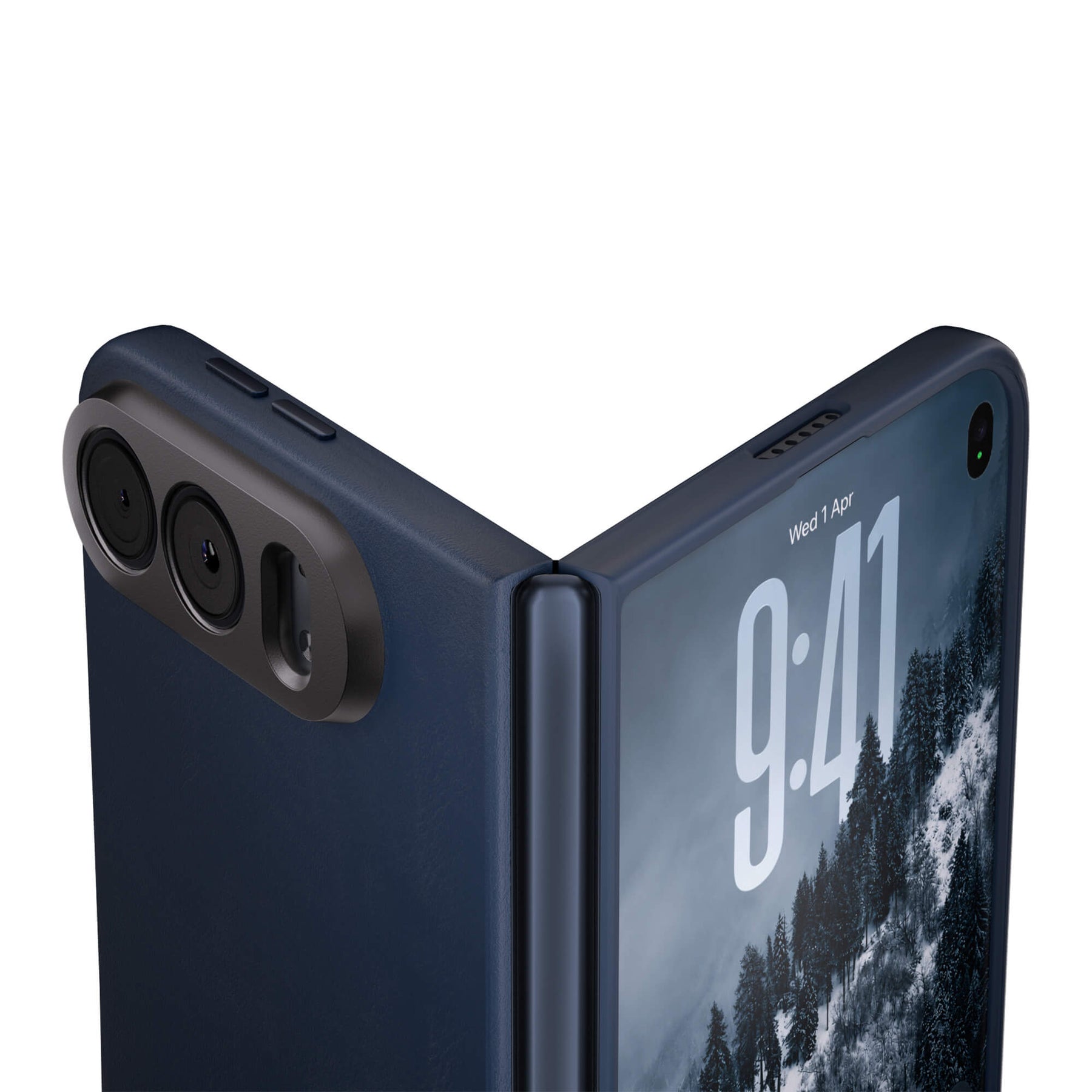 Pro Leather Case - iPhone Duo - Navy