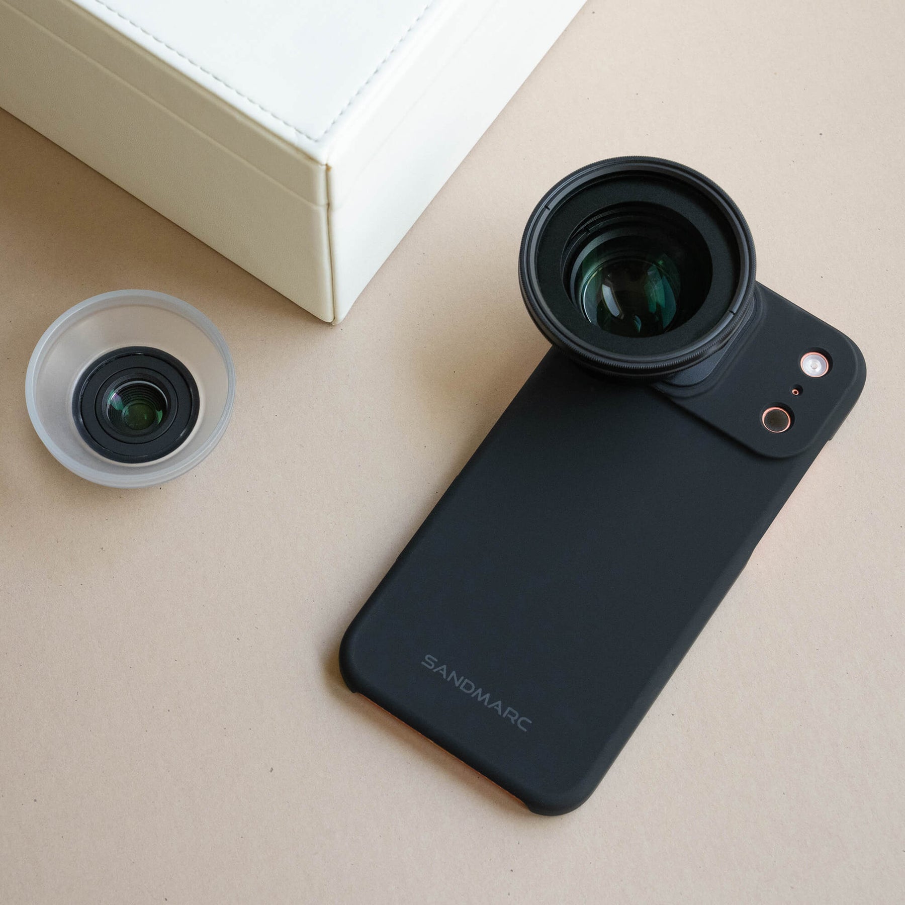 Drama Filter, Macro Lens, and Telephoto Lens