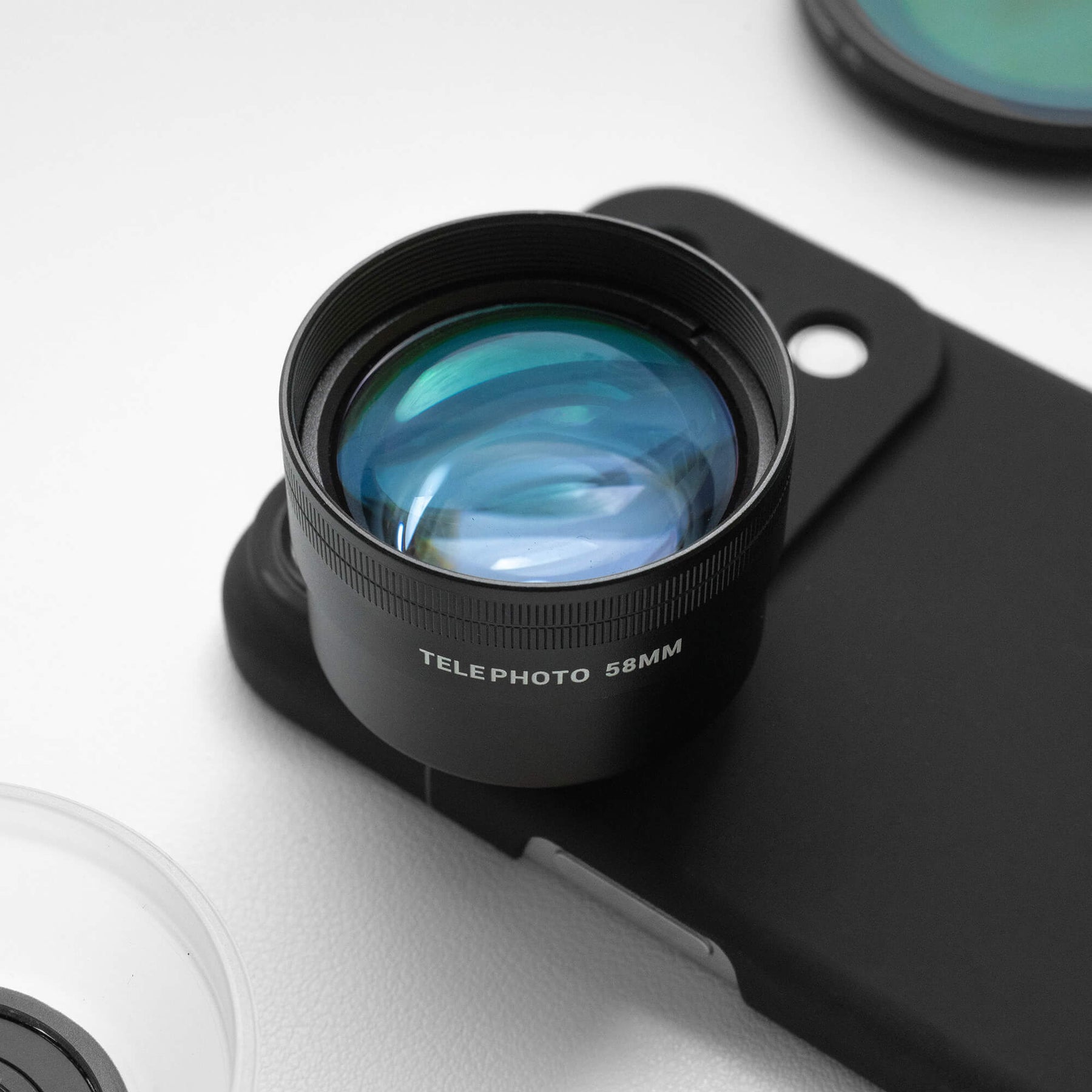 Telephoto Lens on a Standard Case