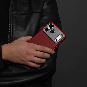 Pro Leather Case - iPhone 18 Pro - Red