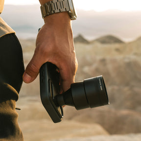 Telephoto 96mm Lens for iPhone on clean studio background