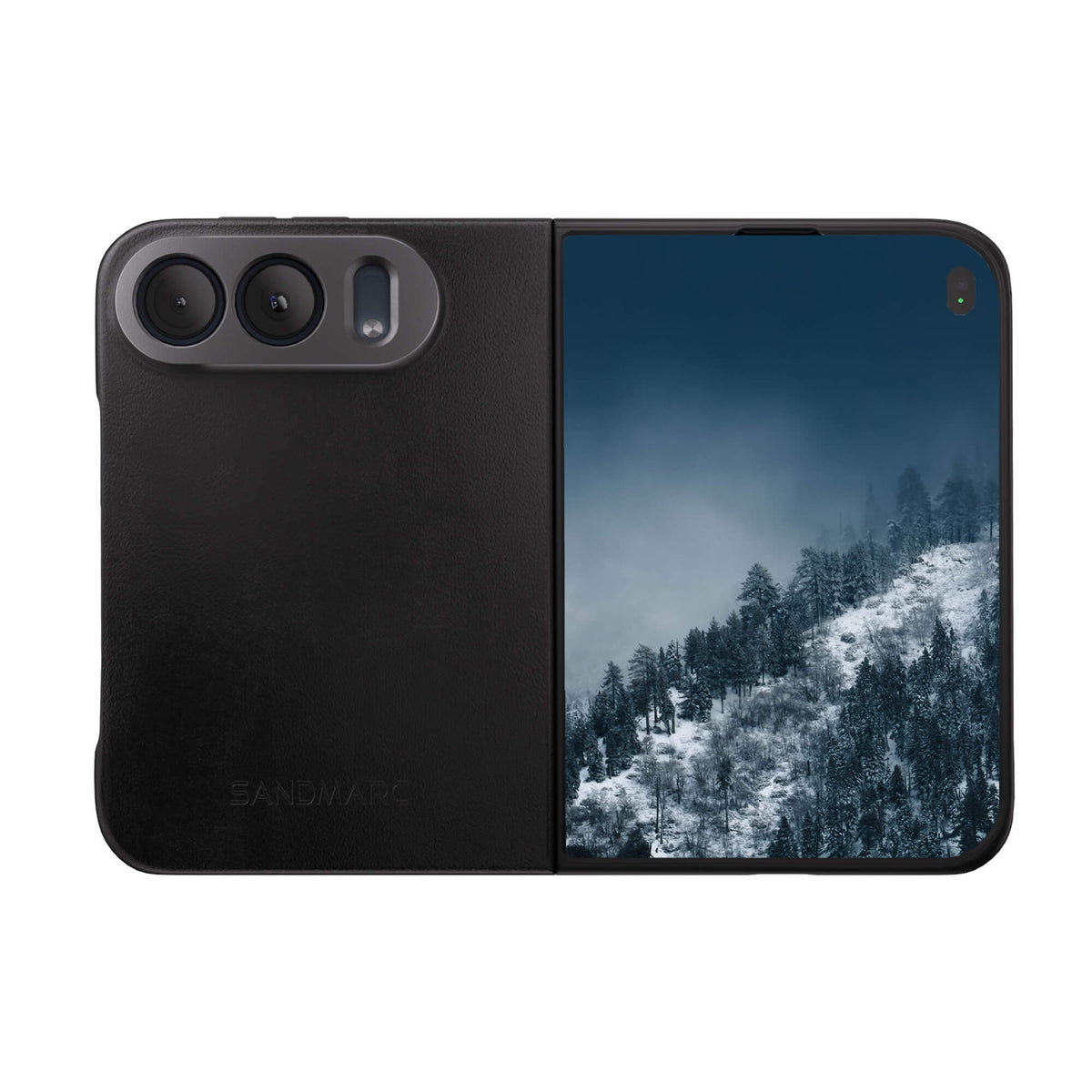 iPhone Duo Leather Case - Black - MagSafe Compatible - SANDMARC