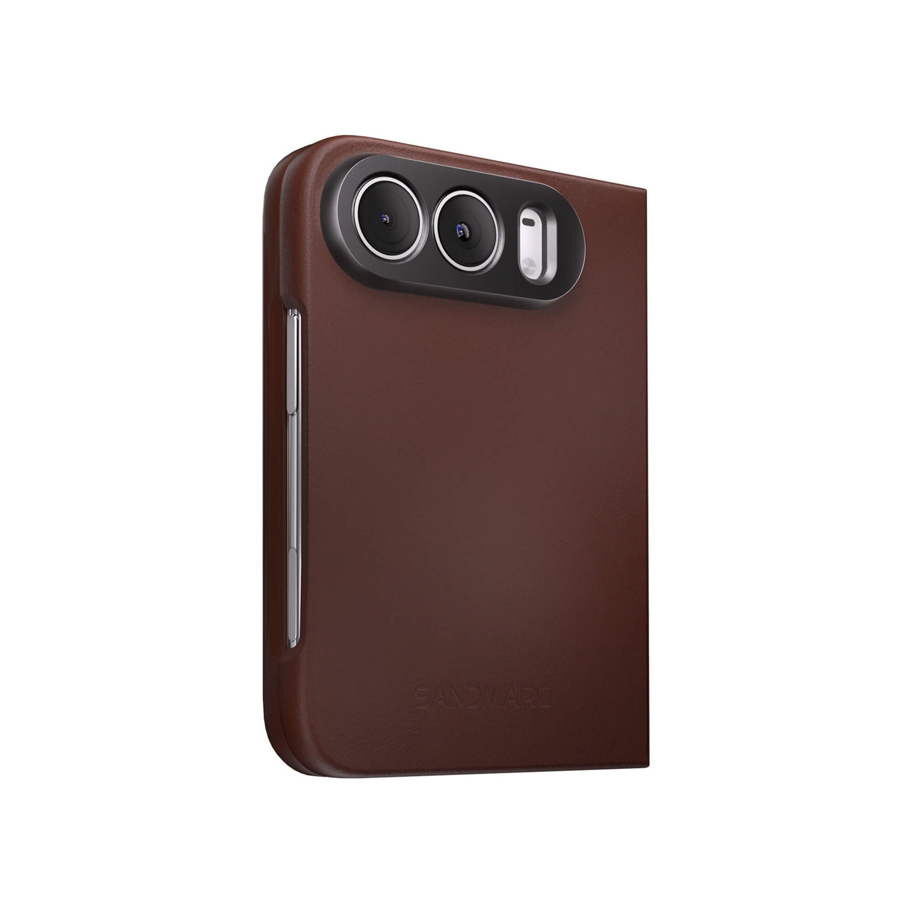 iPhone Duo Leather Case - Brown - MagSafe Compatible - SANDMARC