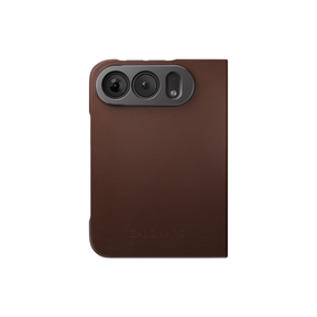 iPhone Duo Leather Case - Brown - MagSafe Compatible - SANDMARC - On Clean White Background
