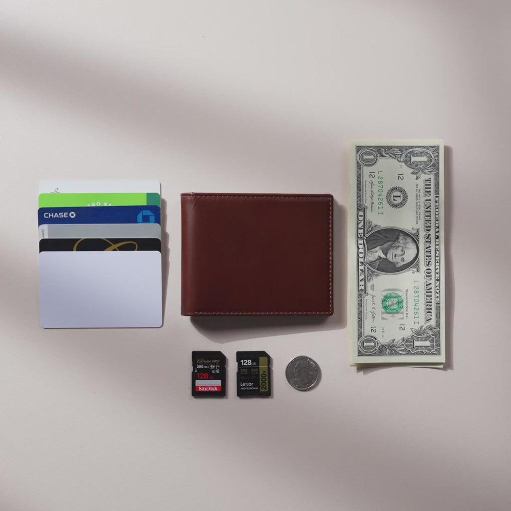 Capture Leather Wallet - SANDMARC #color_brown