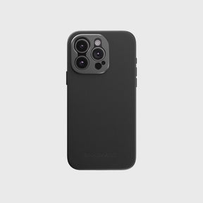 iPhone 15 Pro Leather Case Black - Animated
