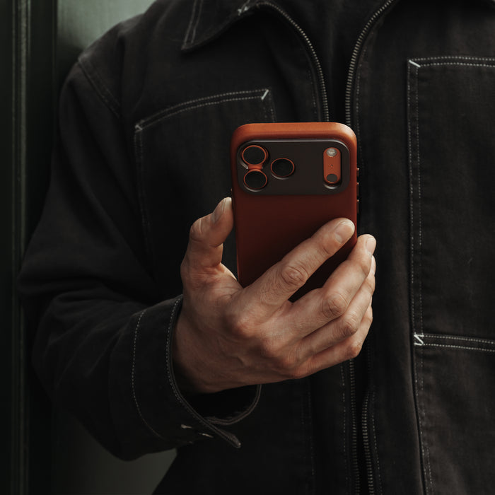 Sandmarc รุ่น Pro Leather Case - เคส iPhone 17 Pro Max - สี Tan