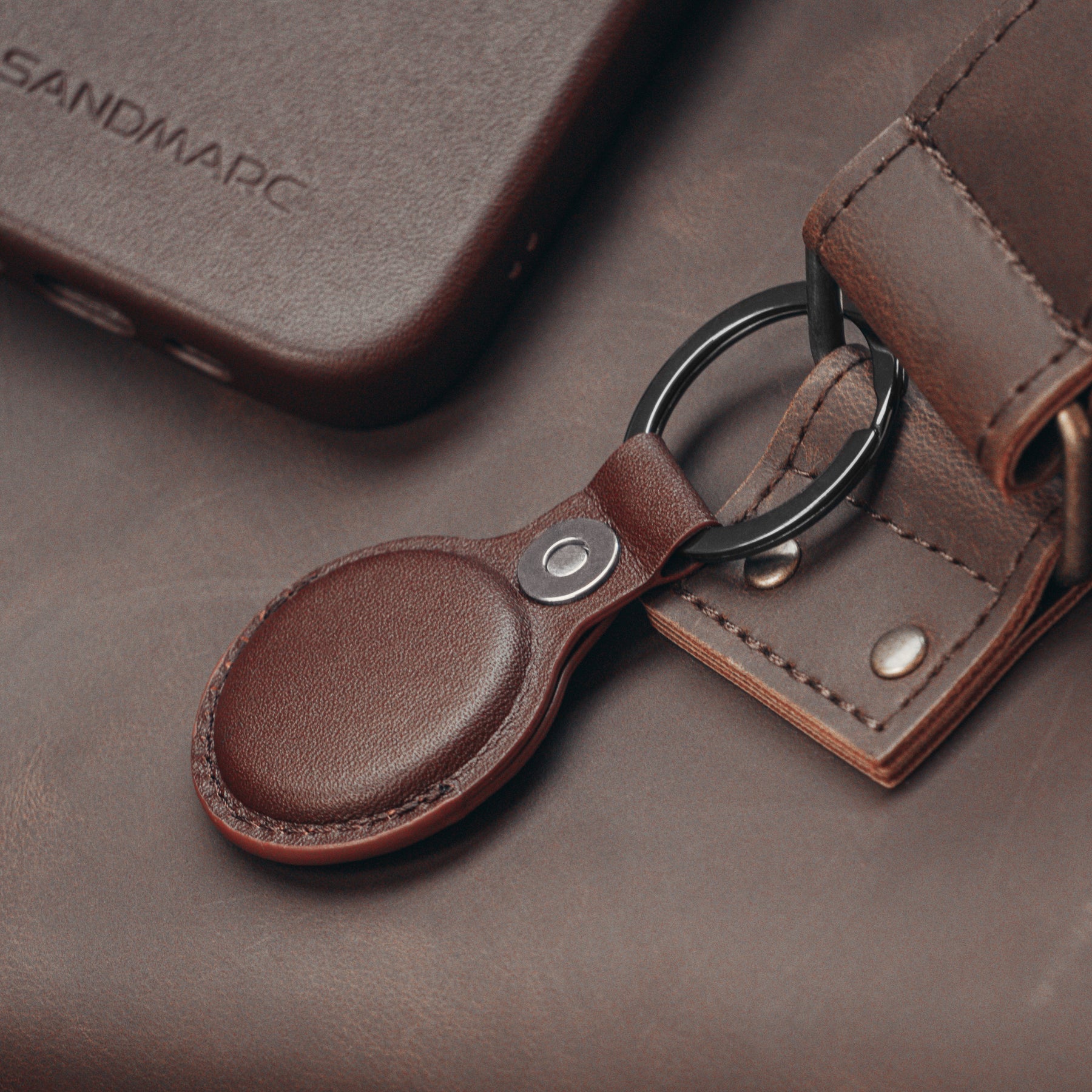 Leather Edition - AirTag Key Chain