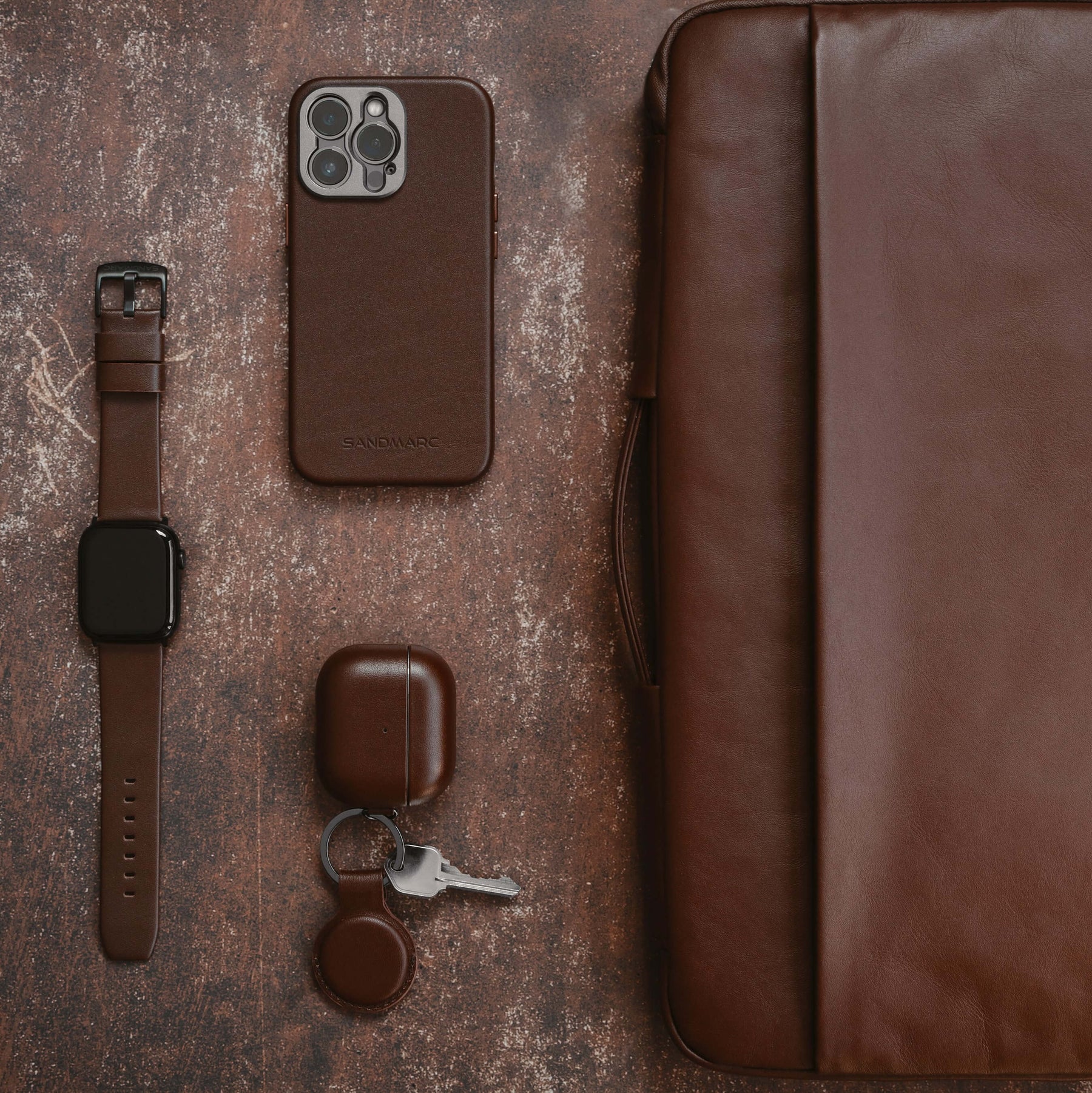 Butler Leather Hardshell Case for Apple MacBook Air 15 - BlackBrook Case