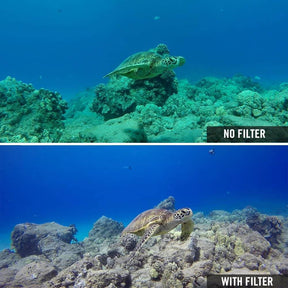 Aqua Filter for GoPro Hero 13, 12, 11,  10, 9 - Red, Yellow, Magenta Diving Filter - SANDMARC