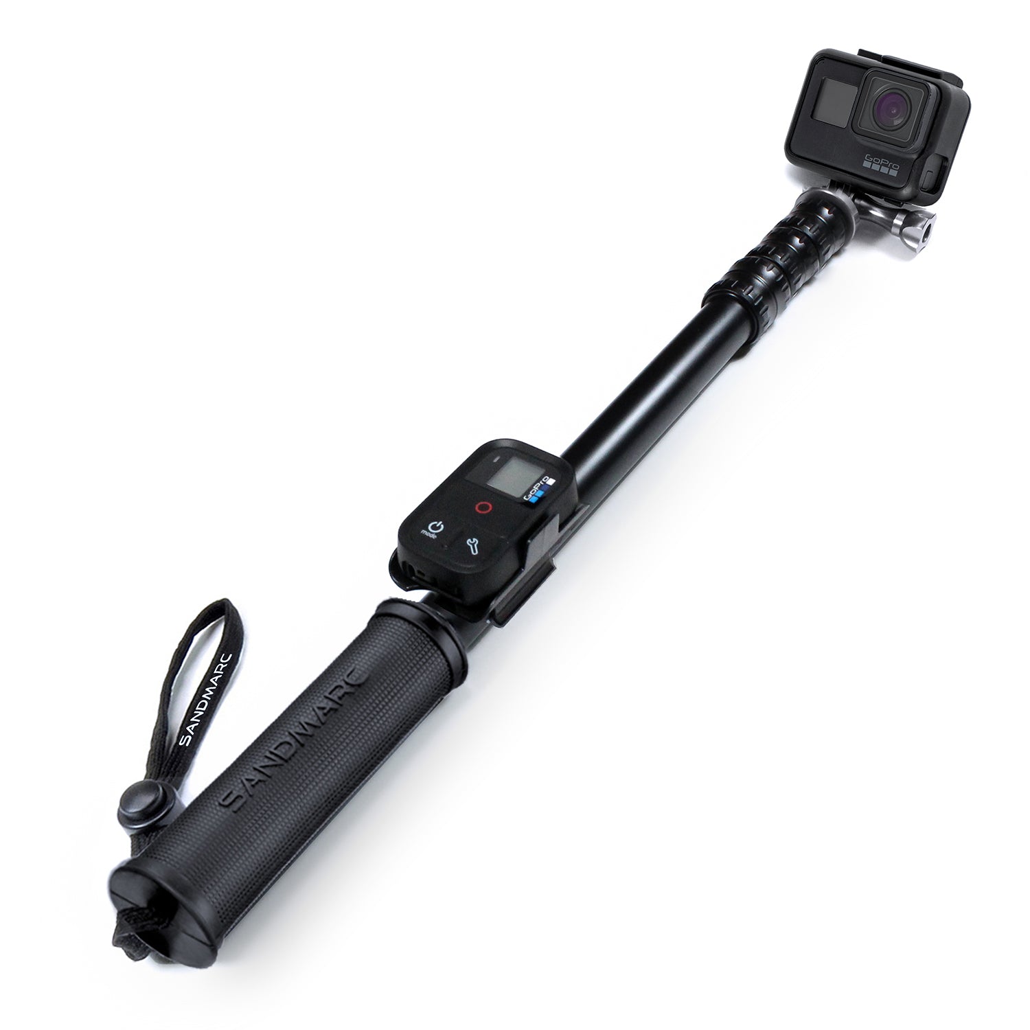 GoPro Pole (Stick) for GoPro Hero 12, 11, MIni, 10, 9, 8, 7, 6, 5, 4 Cameras - SANDMARC