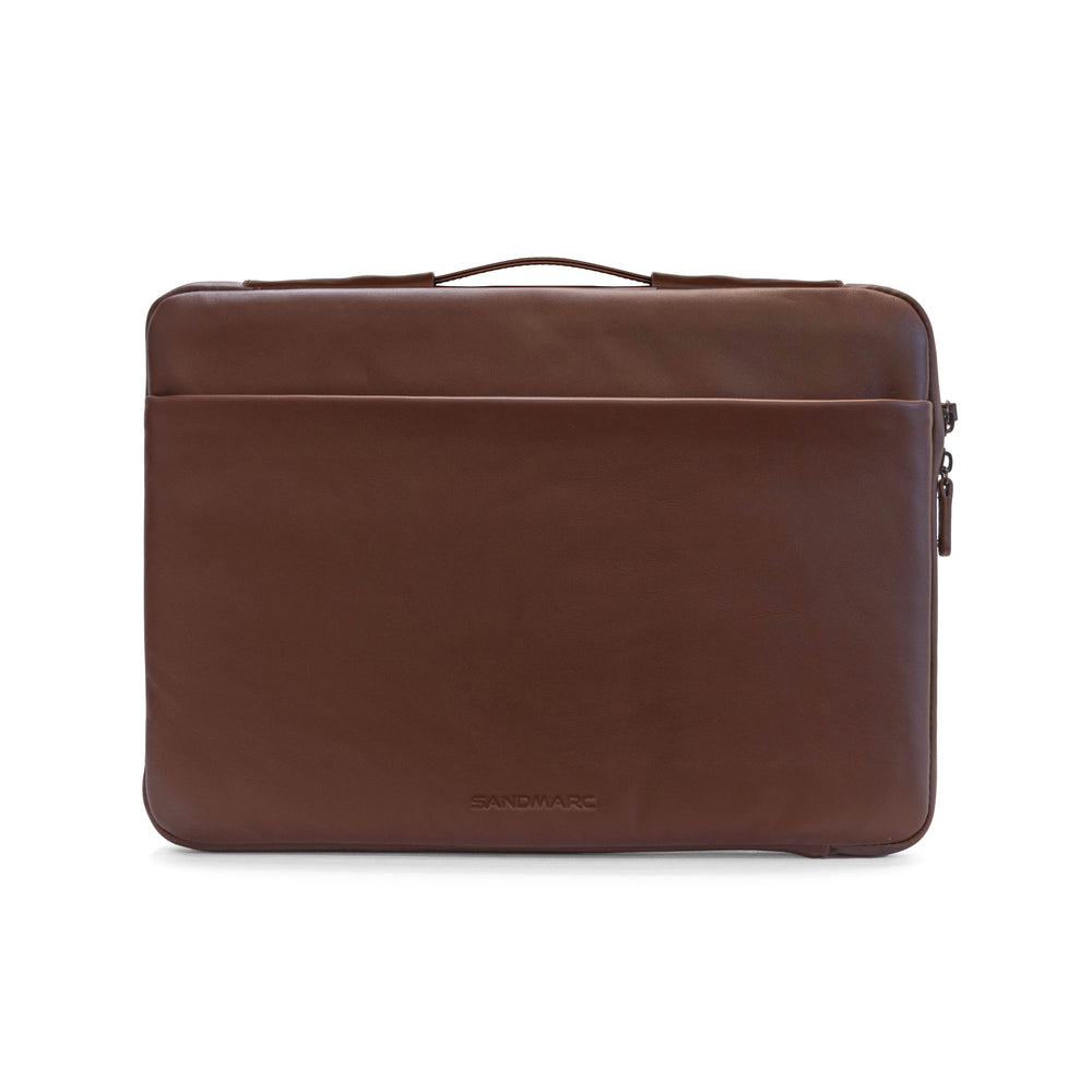 MacBook 14 & 13 Inch Leather Carrying Case - SANDMARC