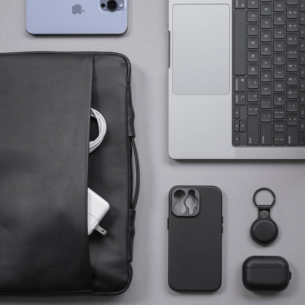 MacBook 14 Inch Carrying Case - Leather Edition - SANDMARC