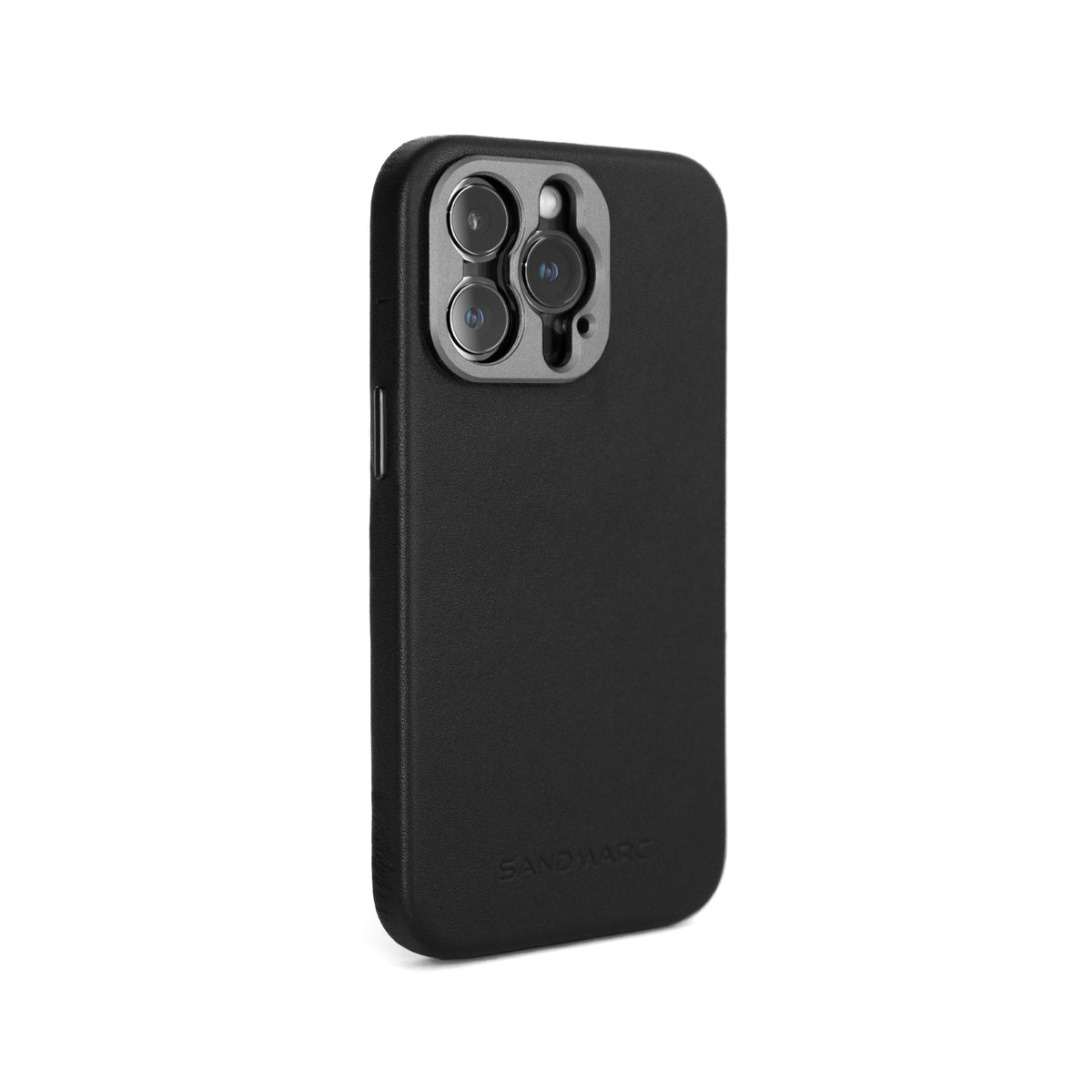 iPhone 13 Pro Leather Case | Black (works with MagSafe) - SANDMARC