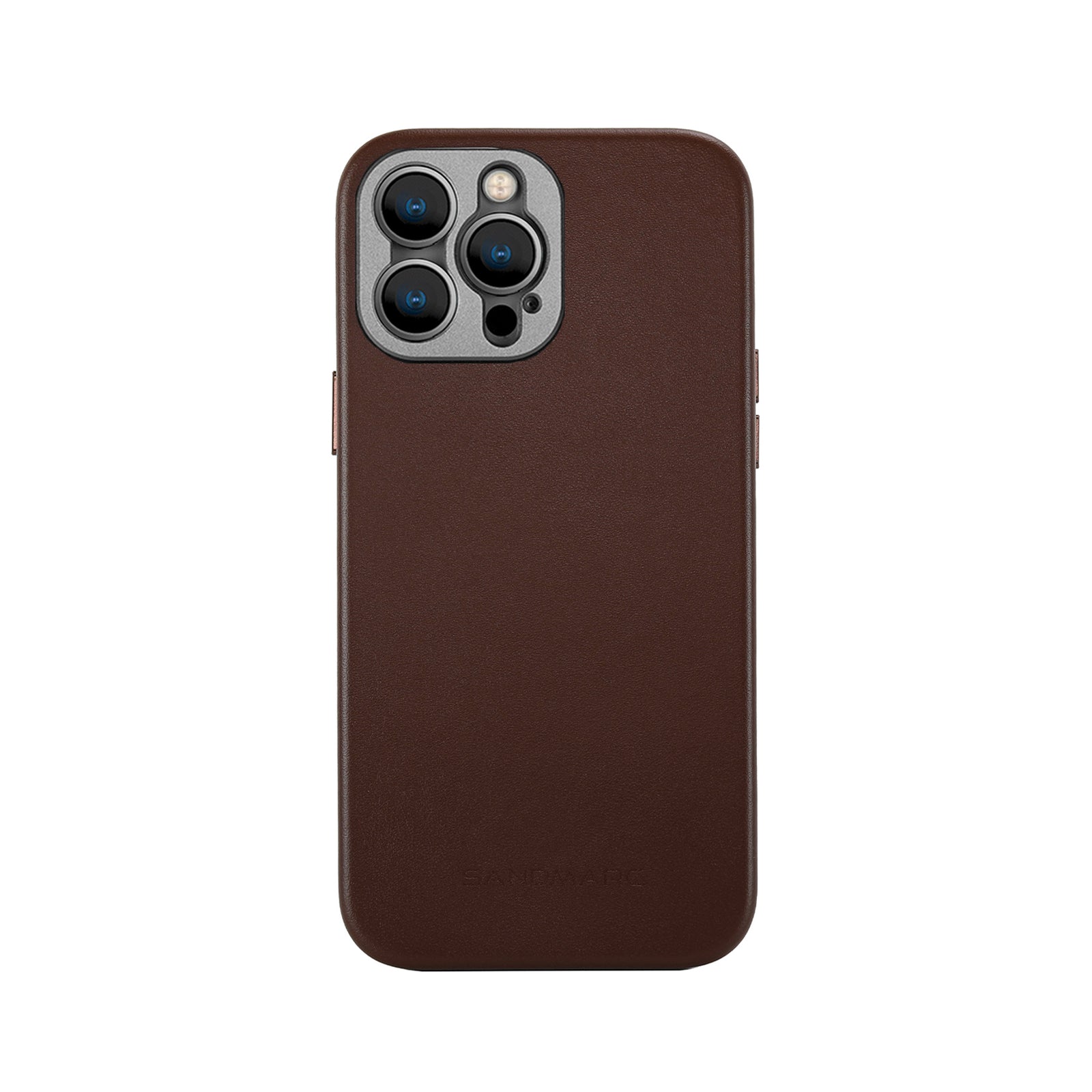 iPhone 13 Pro Leather Case Brown (works with MagSafe) SANDMARC