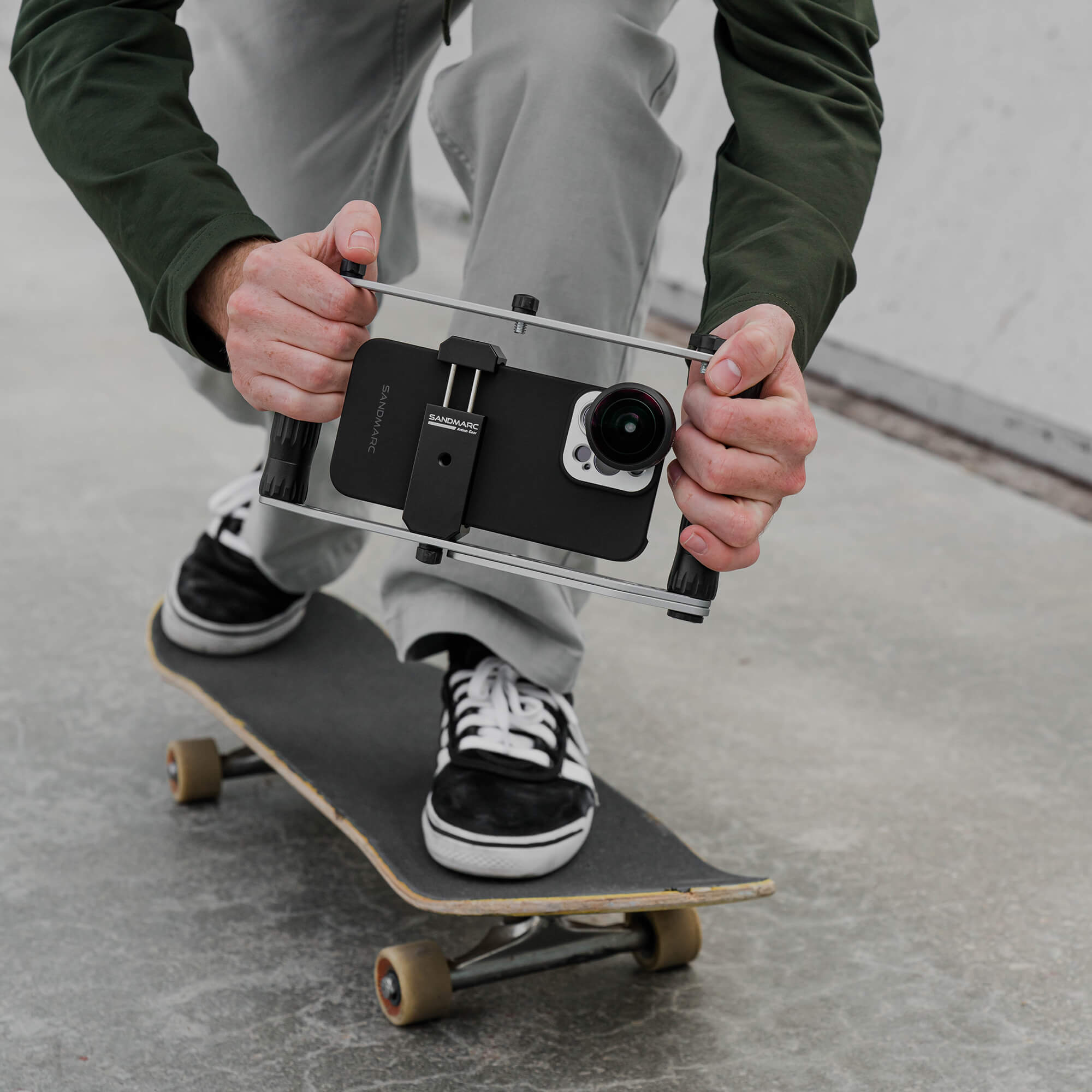 sandmarc フィルムリグ Film Stabilizer Rig for iPhone, GoPro & more - SANDMARC