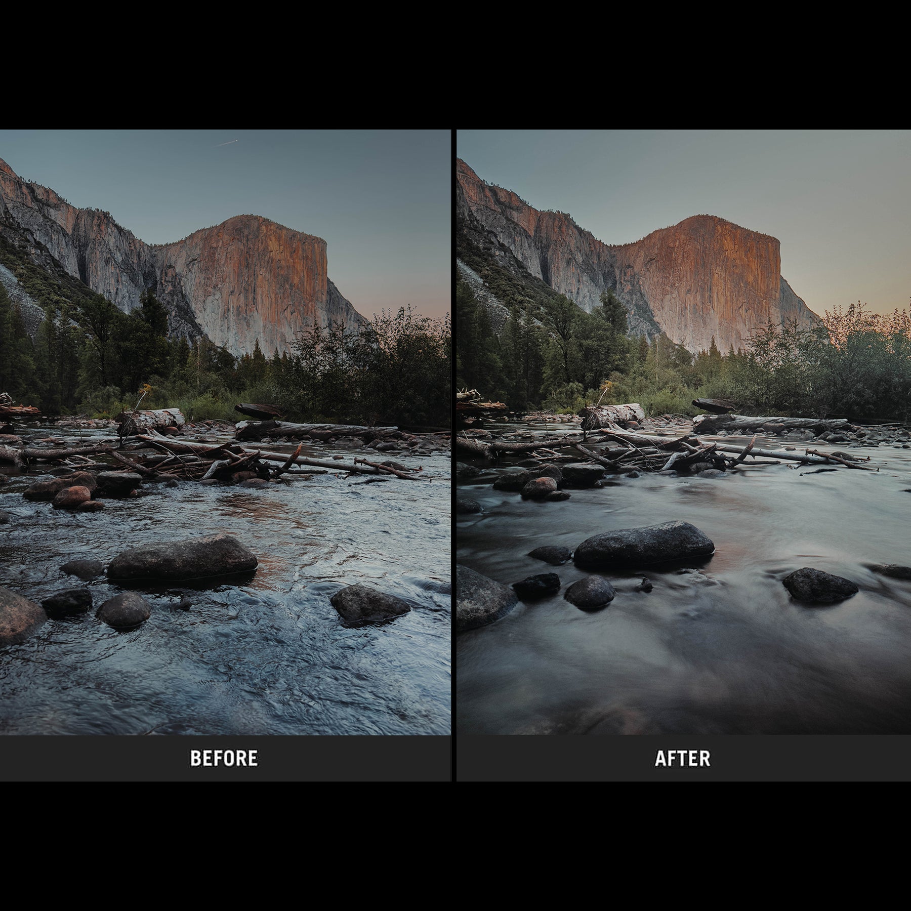 iPhone Variable ND Filter - Before After Photo - SANDMARC